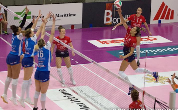 Volley A2/f Lpm Bam Mondov&igrave; vince e convince in casa:secondo successo nella pool promozione