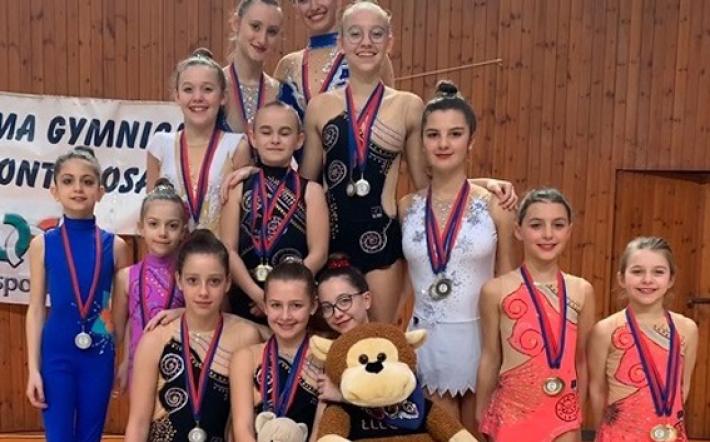 Ginnastica Ritmica: brilla l'ASD Eleganza a Verres