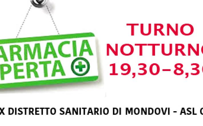 Farmacie servizio Notturno 19,30 - 8,30