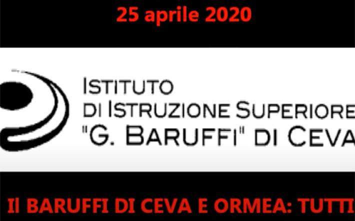 Scuola e 25Aprile: il Baruffi di Ceva celebra con un flash mob - Il video tricolore sul canale Youtube 