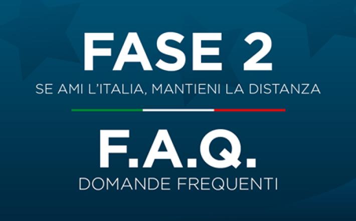 Il Governo ha rilasciato le nuove FAQ (risposte alle domande frequenti) sulla "Fase 2".
