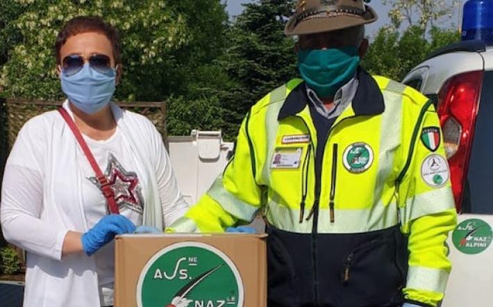 Il cuore degli alpini di Mondovì per le Case di Riposo del territorio