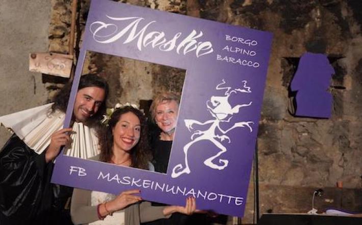 Una "vijà di maske" con i Tre Lilu e gli Artusin a Baracco