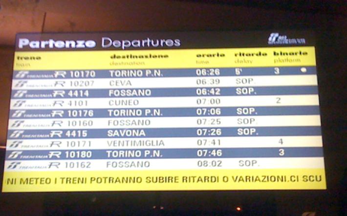 Cirio, regole viaggi treno siano omogenee: Piemonte e Liguria, comportamenti diversi dei passeggeri