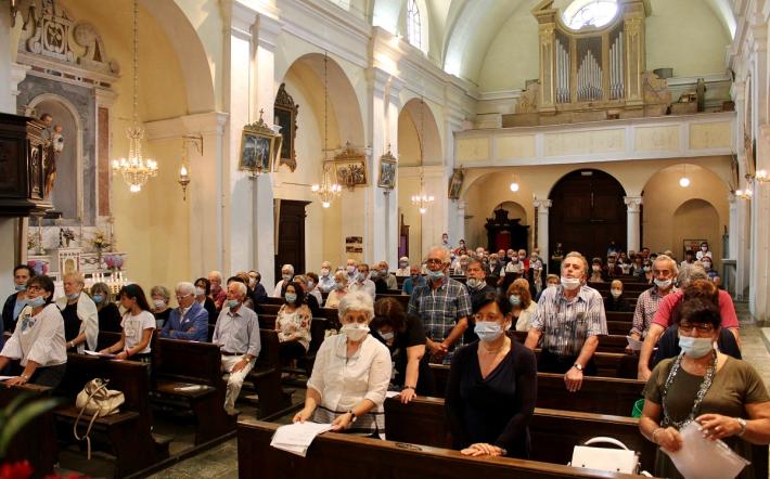 Valcasotto, celebrata dal vescovo la messa per la Festa patronale