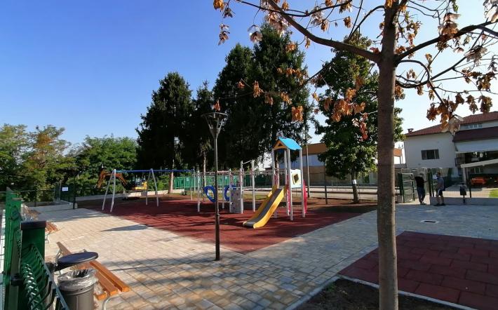 A Morozzo si inaugura il rinnovato parco giochi di via Viglione