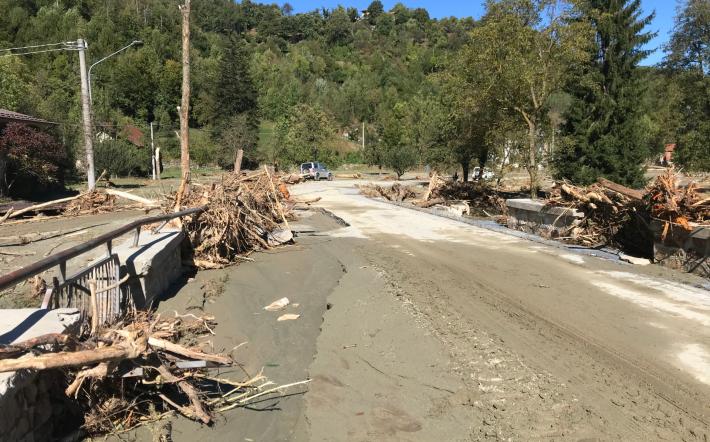 Uno dei due ponti in località Riviera sotto la lente di ingrandimento 