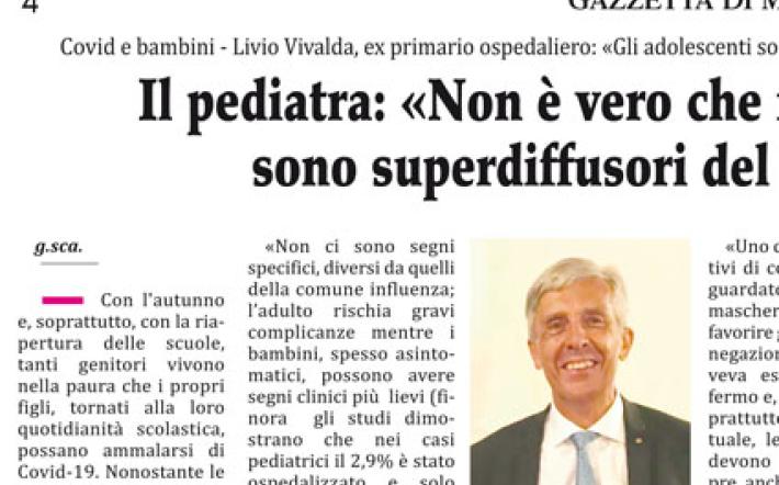 Il pediatra: «Non è vero che i più piccoli sono superdiffusori del covid»