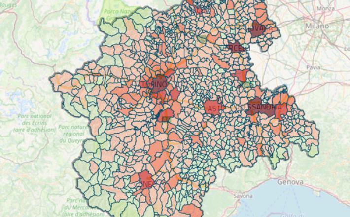 Piemonte, regione a rischio elevato, nel mirino del nuovo dpcm