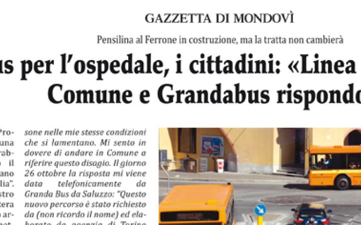 Bus per l’ospedale, i cittadini: «Linea scomoda» - Comune e Grandabus rispondono