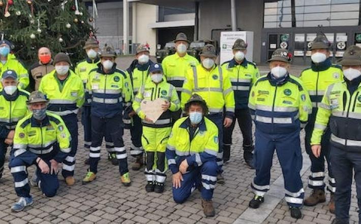 Alpini di Mondovì e Monregalese: il loro impegno anche nell’ospedale da campo a Bergamo