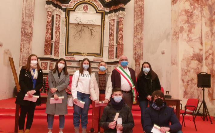 Vicoforte: il Comune ha premiato gli studenti di 3° Media