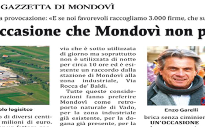 Polo Logistico a Mondovì: l’imprenditore Enzo Garelli lancia una provocazione«E se noi favorevoli raccogliamo 3.000 firme, che succede?»