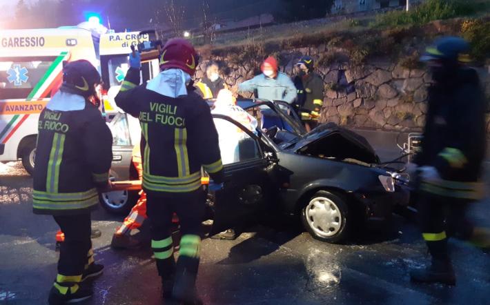 Ormea, incidente stradale: due feriti