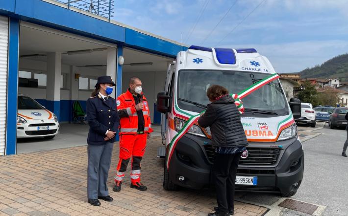 Ceva: nuovo mezzo della Croce Bianca in memoria di Pietro e Dario