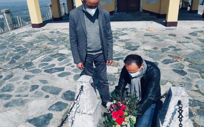 Al Sacrario di Bastia la preghiera del Presidente Cirio per "coloro che in nome della Libertà hanno donato la propria vita"