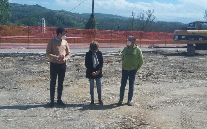 Sopralluogo sulla Fondovalle: i lavori della Rotonda del Tuma dureranno un mese e mezzo 