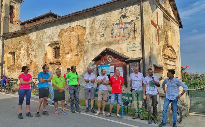 Inaugurato il nuovo petalo del Sentiero Landandè a Monasterolo Casotto