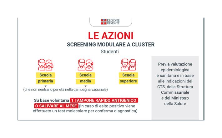 Vaccini, piano “Scuola sicura”: per primarie e medie screening mensili