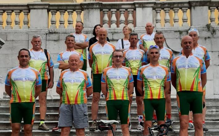 Partito da Ceva il ciclopellegrinaggio verso Livorno