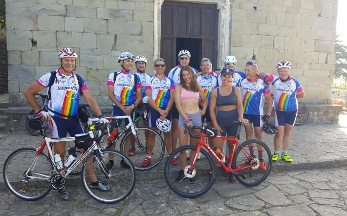 Da Ceva al Santuario di Montenero pedalando con “Amore&Vita”
