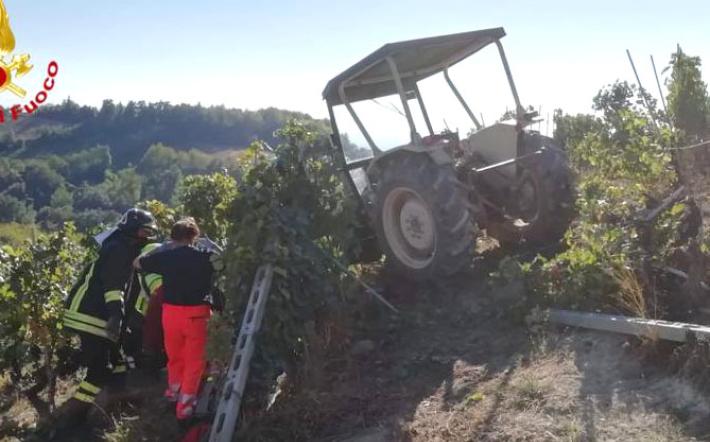 Clavesana: si ferisce nelle vigne, traportato al Cto di Torino