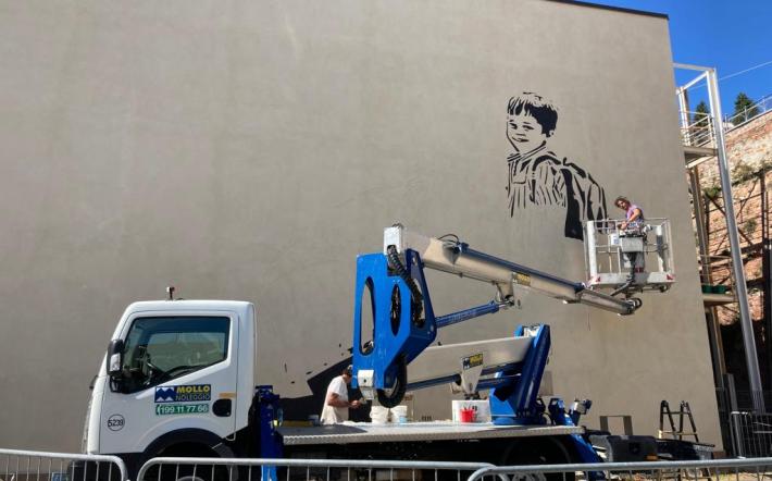 Anche il Polo scolastico di Mondovì nel circuito “Non son un murales”