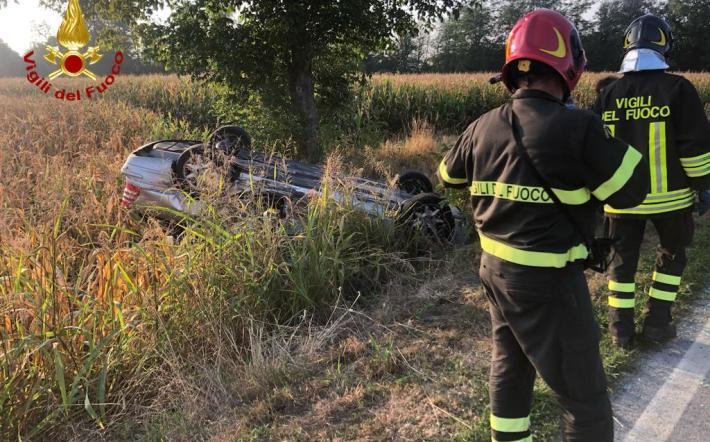 Incidente a San Lorenzo di Peveragno: due le auto coinvolte 