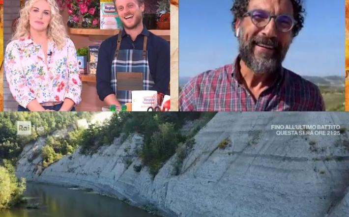 Antonella Clerici ha parlato dei Calanchi di Clavesana su Rai 1 