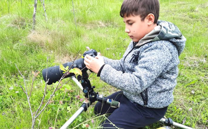 Mattia, 10 anni, premiato al concorso fotografico mondiale “Wildlife”