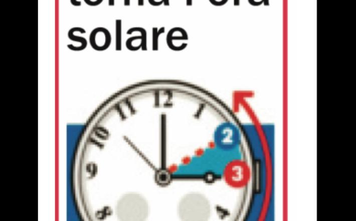 E' tornata l'ora solare. Vi siete ricordati di mettere le lancette indietro di un'ora? 