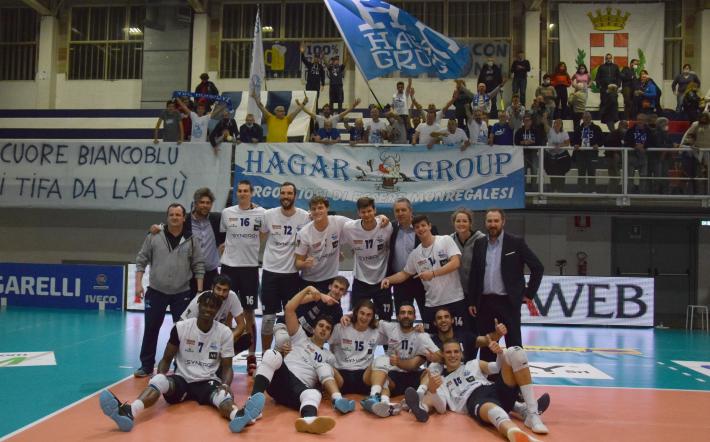 Vbc Synergy Mondovì dopo la vittoria