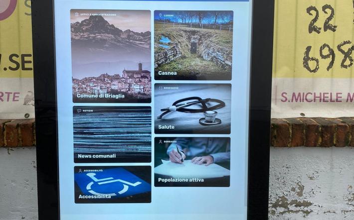 Briaglia Comune sempre più moderno: pronti totem multimediale e app