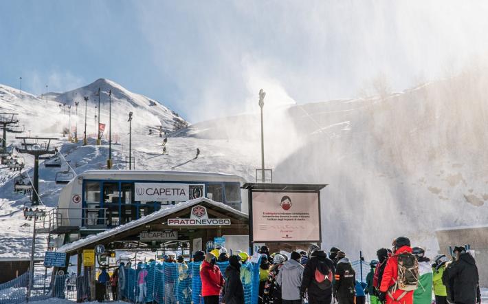 Prato Nevoso riapre tutte le sue piste e il notturno, Artesina il rientro Cima Durand-Canalone  