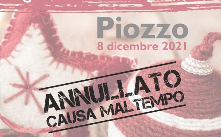 Piozzo: annullato il Mercatino di Natale dell'8 dicembre 