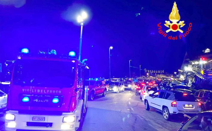 Interventi vigili del fuoco di Mondovì: principio di incendio a Prato Nevoso