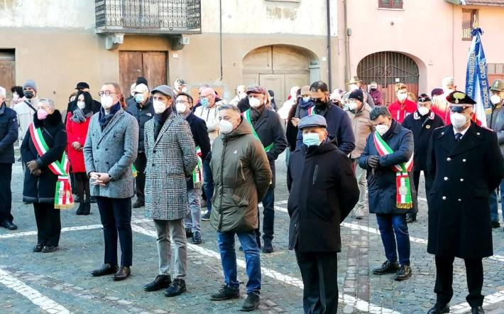 Peveragno: il paese ha ricordato le vittime dell'Eccidio di piazza della Paschetta 