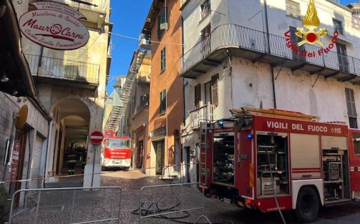 Ceva: principio di incendio di uno stabile in via Sauli