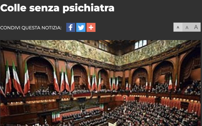 VOTO PER IL QUIRINALE. Una riflessione "ante litteram" del tutto delusa. Il 19 gennaio 2022 scrivevamo questo, vedete un po' voi...