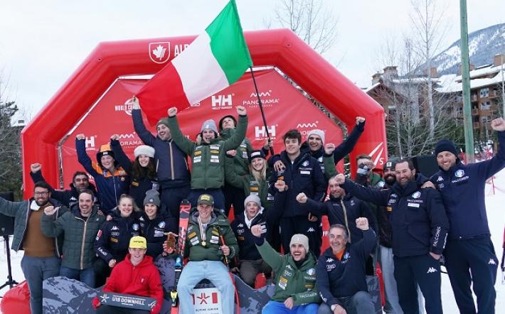 squadra azzurra sci Juniores