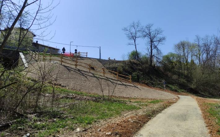 San Michele: conclusi i lavori al camminamento