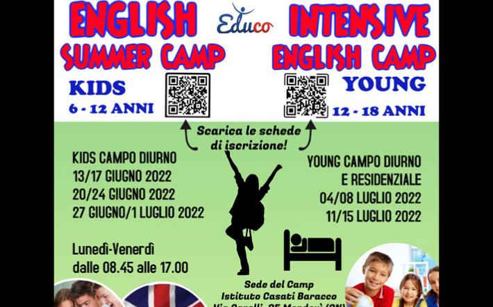 “English Summer Camp al “Casati”: imparare l’inglese divertendosi