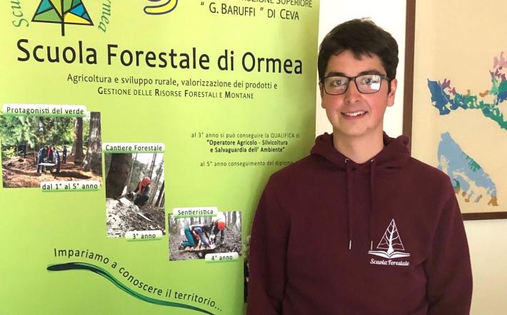 Ormea: Gian Luigi Canavese è il “Miglior studente” tra gli iscritti alle scuole agrarie forestali d’Italia