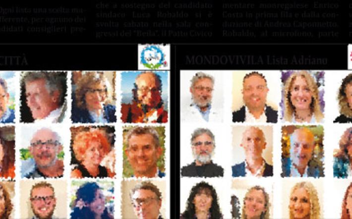 Mondovì, elezioni comunali 2022: le foto dei 128 aspiranti consiglieri per Robaldo ed i nomi dei sostenitori di Rosso