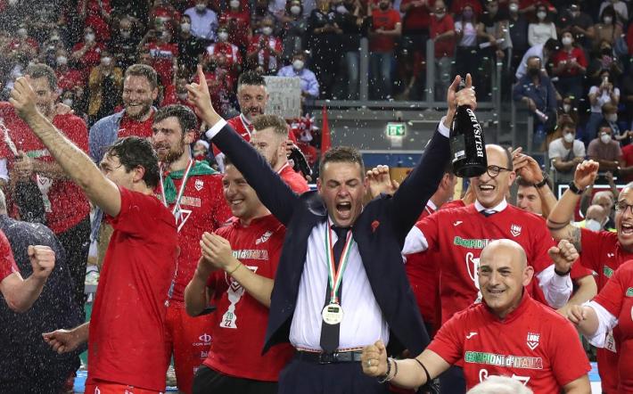 Volley: il vicese Blengini campione d’Italia con Civitanova