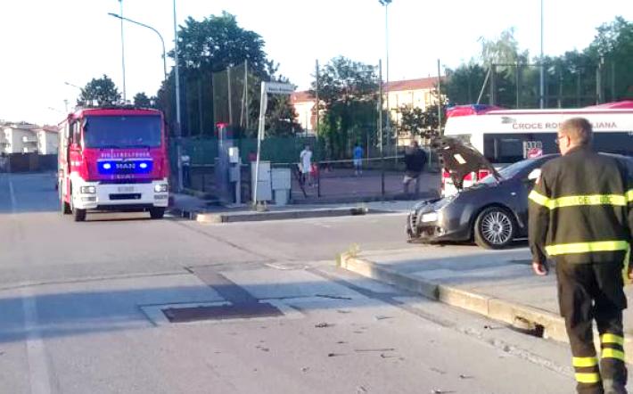 Mondovì: incidente stradale in via Piemonte