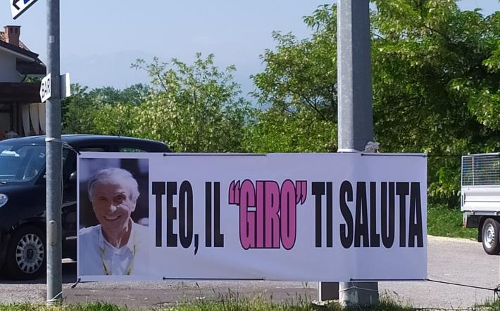 Ciao "Teo", il Giro ti saluta. L'omaggio a Tealdi a Sant'Anna Mondovì