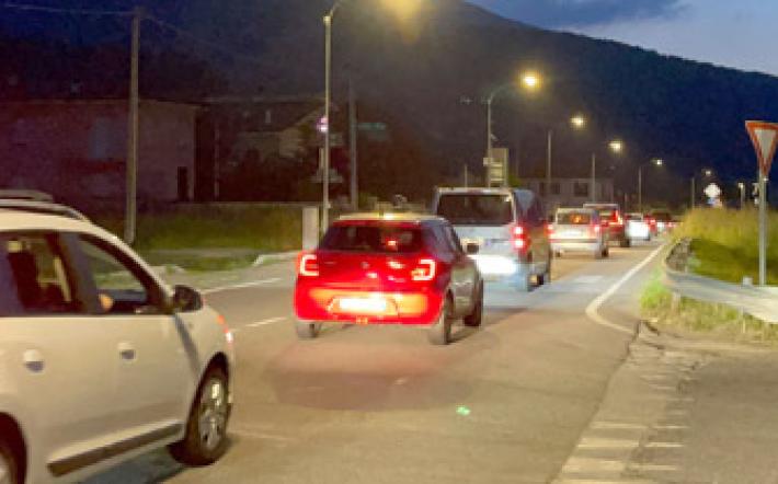 Statale 28: ancora code per il rientro dalla Liguria