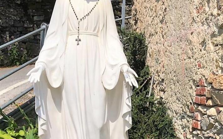 Miroglio: riparati i danni alla statua dell’Immacolata