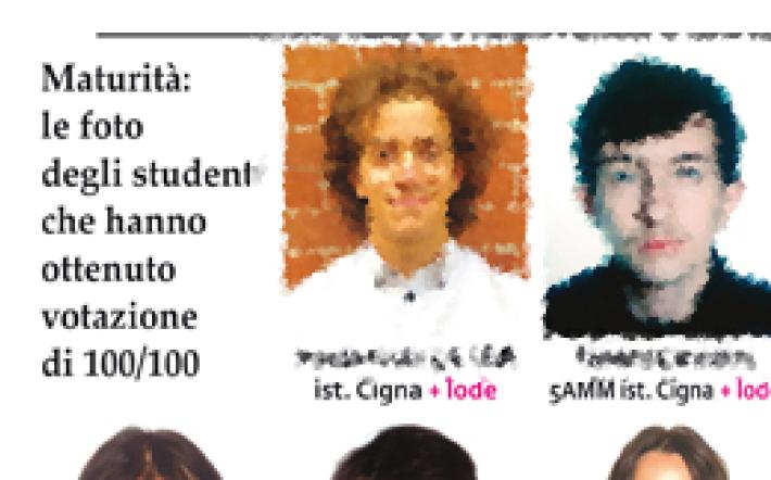MESSAGGIO AGLI STUDENTI che hanno ottenuto 100/100 all'esame: inviateci la vostra foto, la pubblicheremo